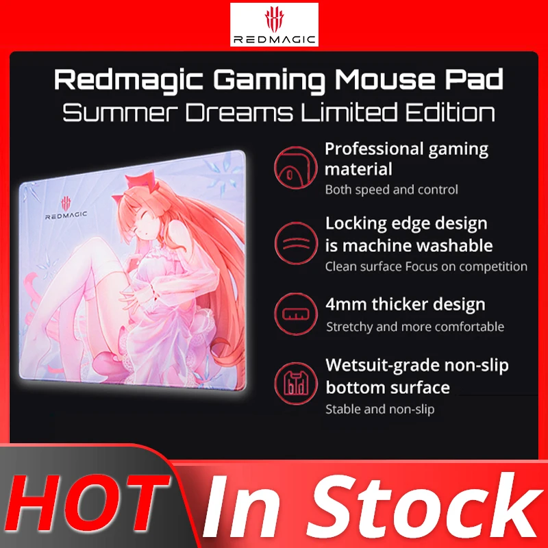 Оригинальный коврик для мыши Redmagic 400*450/900 мм, плотный тканый коврик для мыши для компьютера с фиксацией по краям, аксессуары REDMAGIC
Оригинальный коврик для мыши Redmagic 400*450/900 мм, плотный тканый коврик для мыши для компьютера с фиксацией по краям, аксессуары REDMAGIC