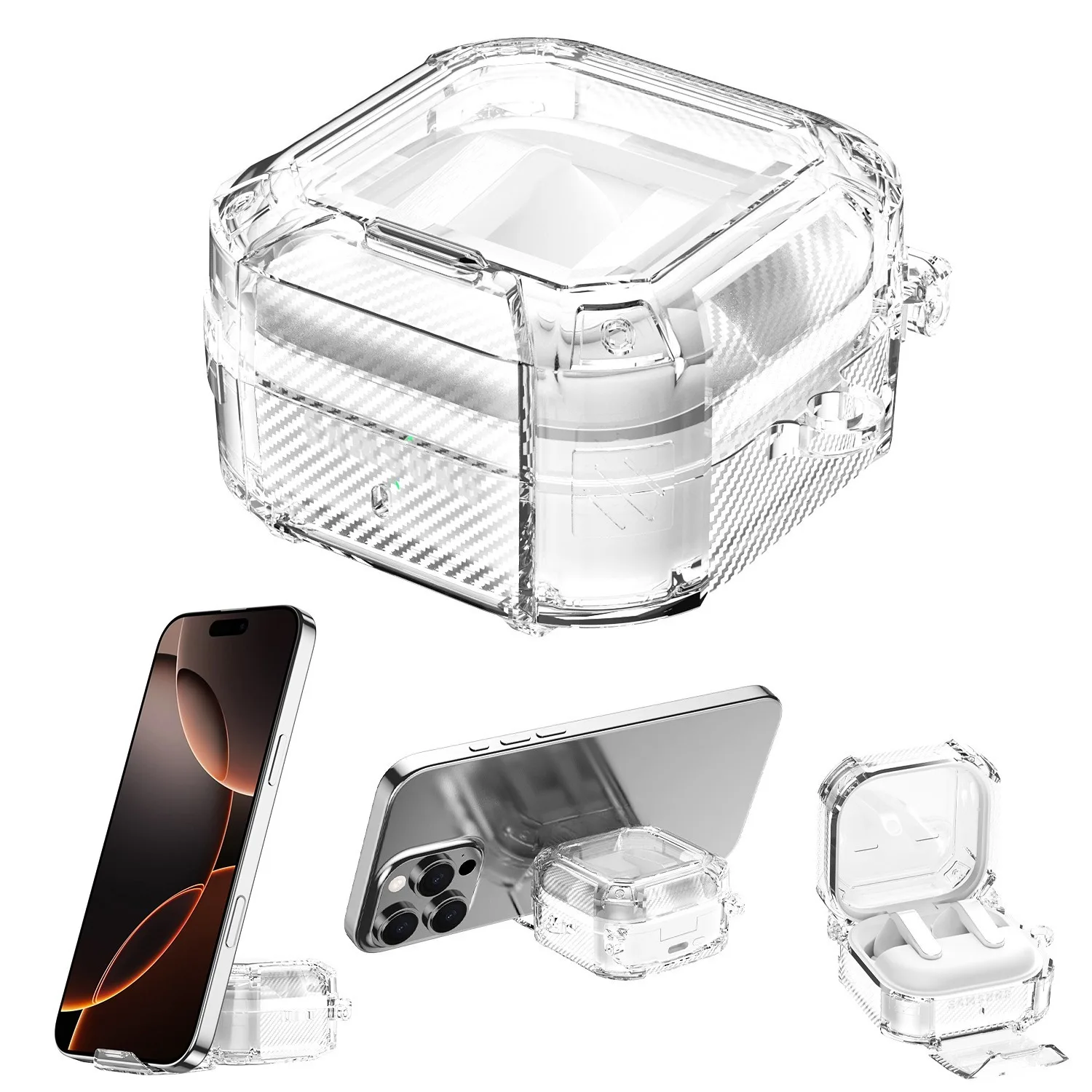 For Samsung Galaxy Buds 4/4Pro Case Wireless Earphone Cover for Samsung Buds 4Pro Funda Shockproof TPU Clear Case with Holder
For Samsung Galaxy Buds 4/4Pro Case Wireless Earphone Cover for Samsung Buds 4Pro Funda Shockproof TPU Clear Case with Holder