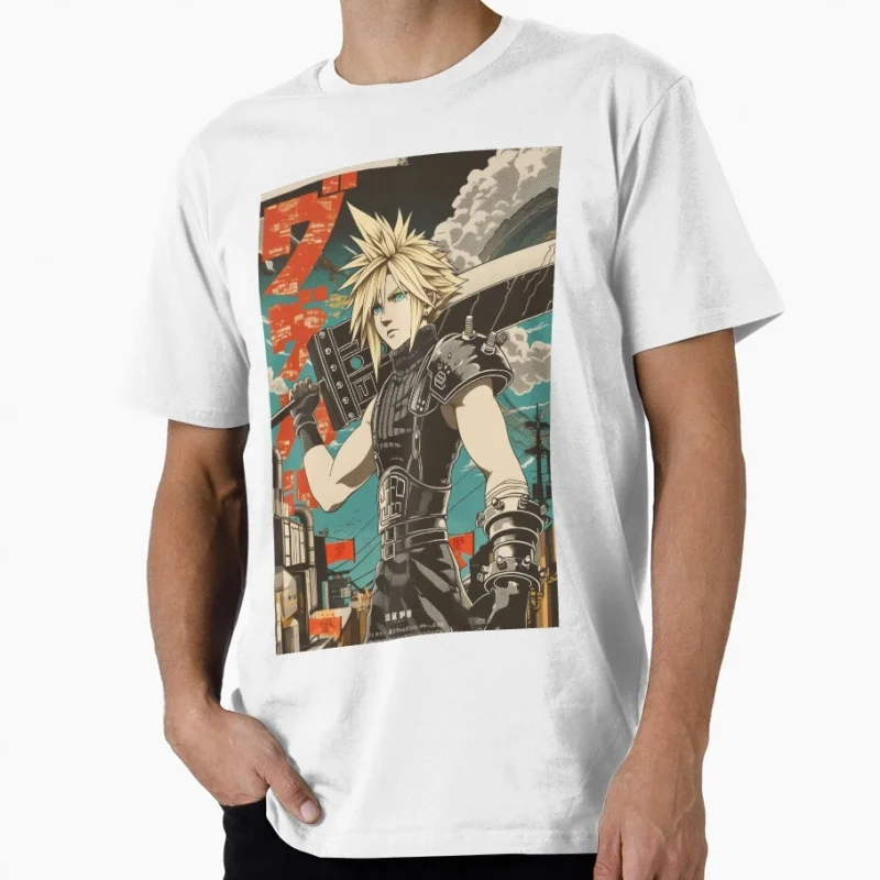 Cloud Vintage Warned Poster Final fantasy Gift t shirt for Gamer 100% cotton O-Neck Short Sleeve Graphic clothes All size tee
Cloud Vintage Warned Poster Final fantasy Gift t shirt for Gamer 100% cotton O-Neck Short Sleeve Graphic clothes All size tee