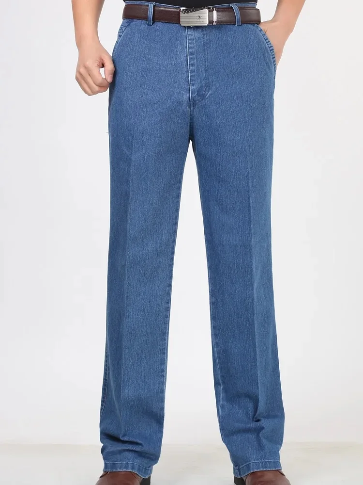 Men's Jeans New Style Straight Stretch Casual Trousers High Waist Loose Comfortable Versatile Trousers for Men
Men's Jeans New Style Straight Stretch Casual Trousers High Waist Loose Comfortable Versatile Trousers for Men