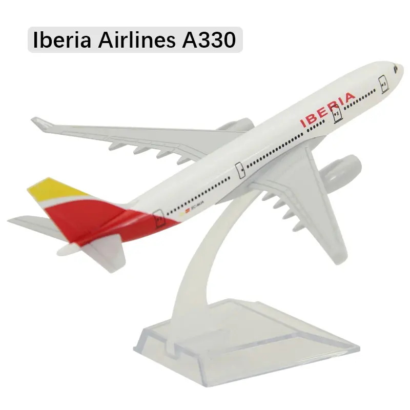 16cm Alloy Iberia Airlines A330 Aircraft Model Diecast Metal 1/400 Scale Planel Airplane Gift Ornament
16cm Alloy Iberia Airlines A330 Aircraft Model Diecast Metal 1/400 Scale Planel Airplane Gift Ornament