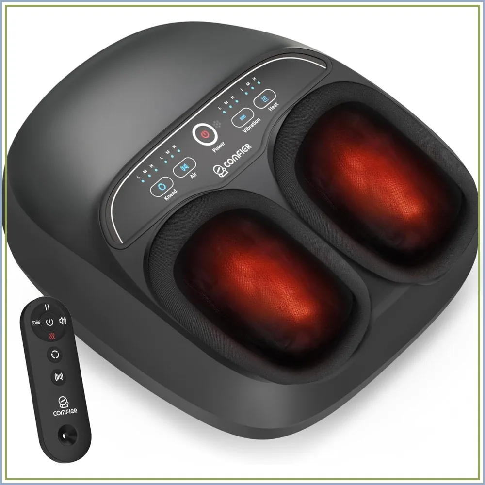 2026 Foot Massager with Heat, Kneading, Vibration, Compression, Shiatsu for Plantar Fasciitis Neuropathy, Size 13
2026 Foot Massager with Heat, Kneading, Vibration, Compression, Shiatsu for Plantar Fasciitis Neuropathy, Size 13