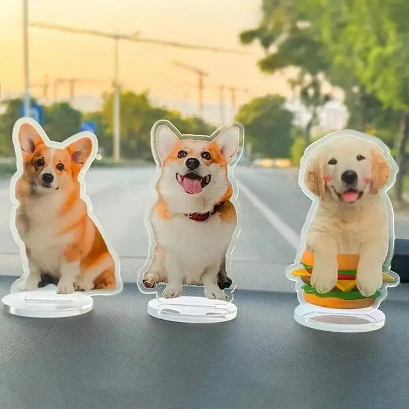 Acrylic Pet Stand Custom Wholesale Lovely Dogs Cats Photo Standee Fashion Figures Desktop Display Standing Pets Keychain Pendant
Acrylic Pet Stand Custom Wholesale Lovely Dogs Cats Photo Standee Fashion Figures Desktop Display Standing Pets Keychain Pendant