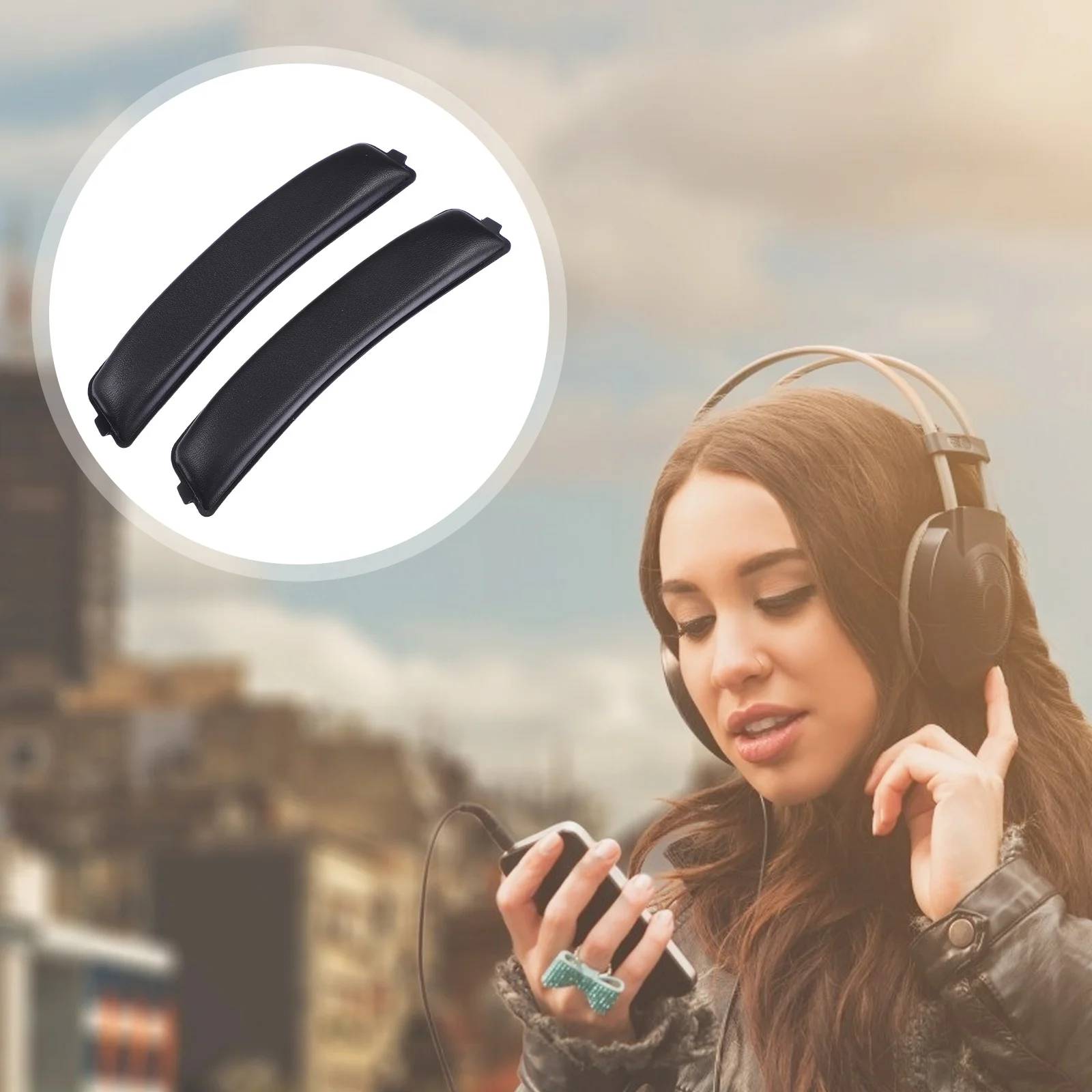 2pcs Black Pu Head Beam Pad Replacement Sponge Headphone Protector Durable Headset Cushion For G633 G933
2pcs Black Pu Head Beam Pad Replacement Sponge Headphone Protector Durable Headset Cushion For G633 G933