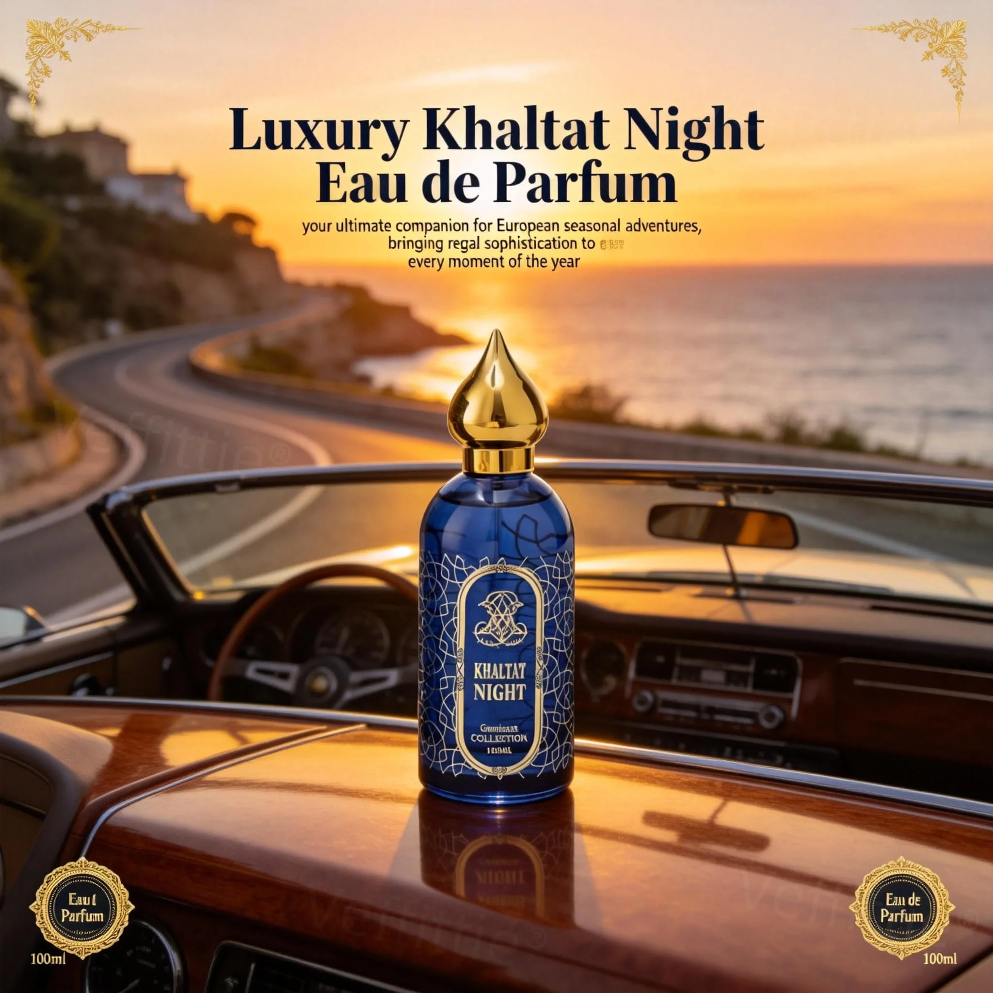 Coastal Patchouli Breeze 100ml Eau De Parfum, Long Lasting Fruity Oriental Aroma, Blue Gold Bottle, Beach Vacation Wear
Coastal Patchouli Breeze 100ml Eau De Parfum, Long Lasting Fruity Oriental Aroma, Blue Gold Bottle, Beach Vacation Wear