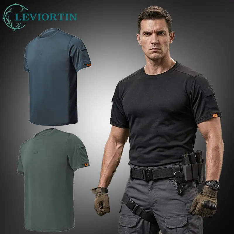 Men's Quick Dry Crew Neck T-Shirts Short Sleeve Outdoor Sports Athletic Tee Man Breathable Lightweight Stretch Tactical T-Shirt
Men's Quick Dry Crew Neck T-Shirts Short Sleeve Outdoor Sports Athletic Tee Man Breathable Lightweight Stretch Tactical T-Shirt