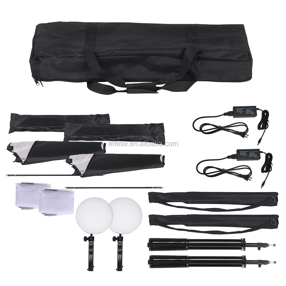 E-Reise Photography Studio Lighting Kit With 30W LED Lamp Softbox Light Stand Carrying Bag
E-Reise Photography Studio Lighting Kit With 30W LED Lamp Softbox Light Stand Carrying Bag