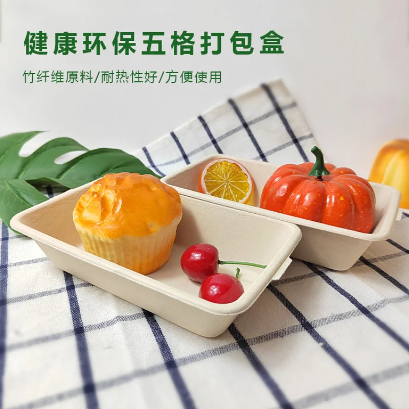 Custom Disposable Biodegradable Square Food Container Food Grade Fiber Takeout Box Internet Celebrity Dessert Cake Snack
Custom Disposable Biodegradable Square Food Container Food Grade Fiber Takeout Box Internet Celebrity Dessert Cake Snack