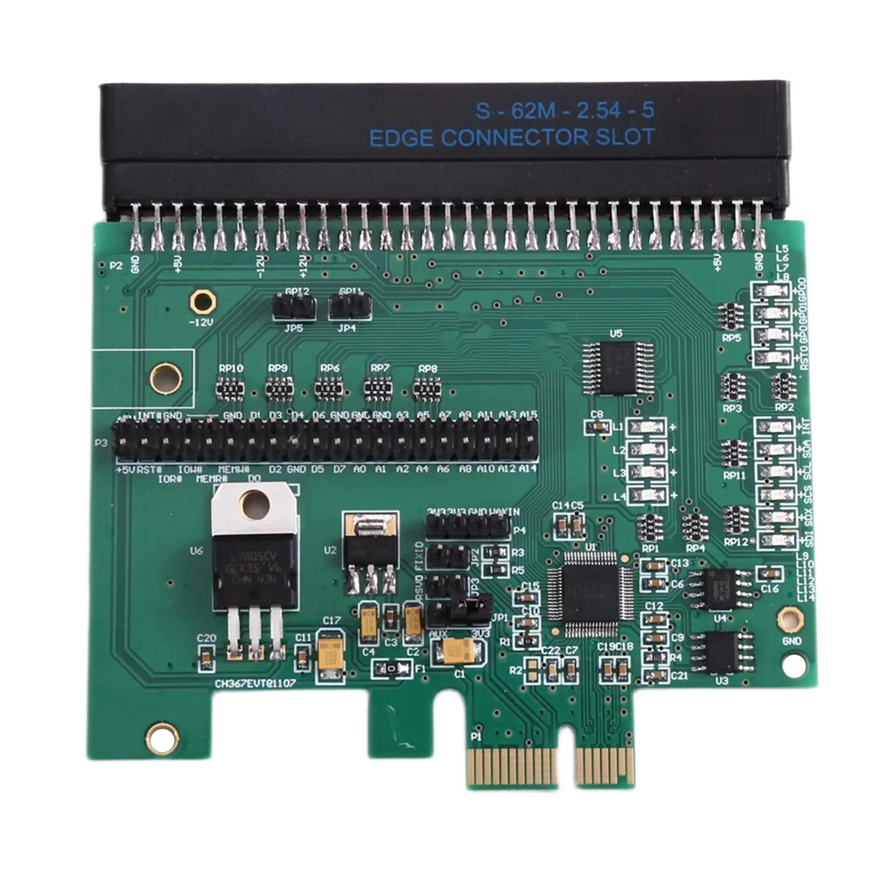 Отладочная плата PCIe CH367: плата для разработки и оценки, шина PCIe на 8-битную локальную шину
Отладочная плата PCIe CH367: плата для разработки и оценки, шина PCIe на 8-битную локальную шину