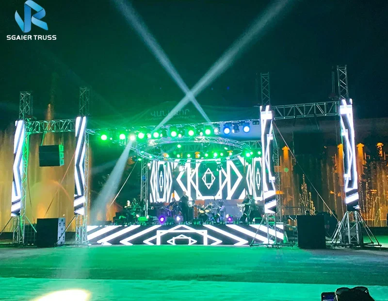 Aluminum Alloy Foldable Portable SquareT Russ System For Event Stage With Spigot Bolt Connector
Aluminum Alloy Foldable Portable SquareT Russ System For Event Stage With Spigot Bolt Connector