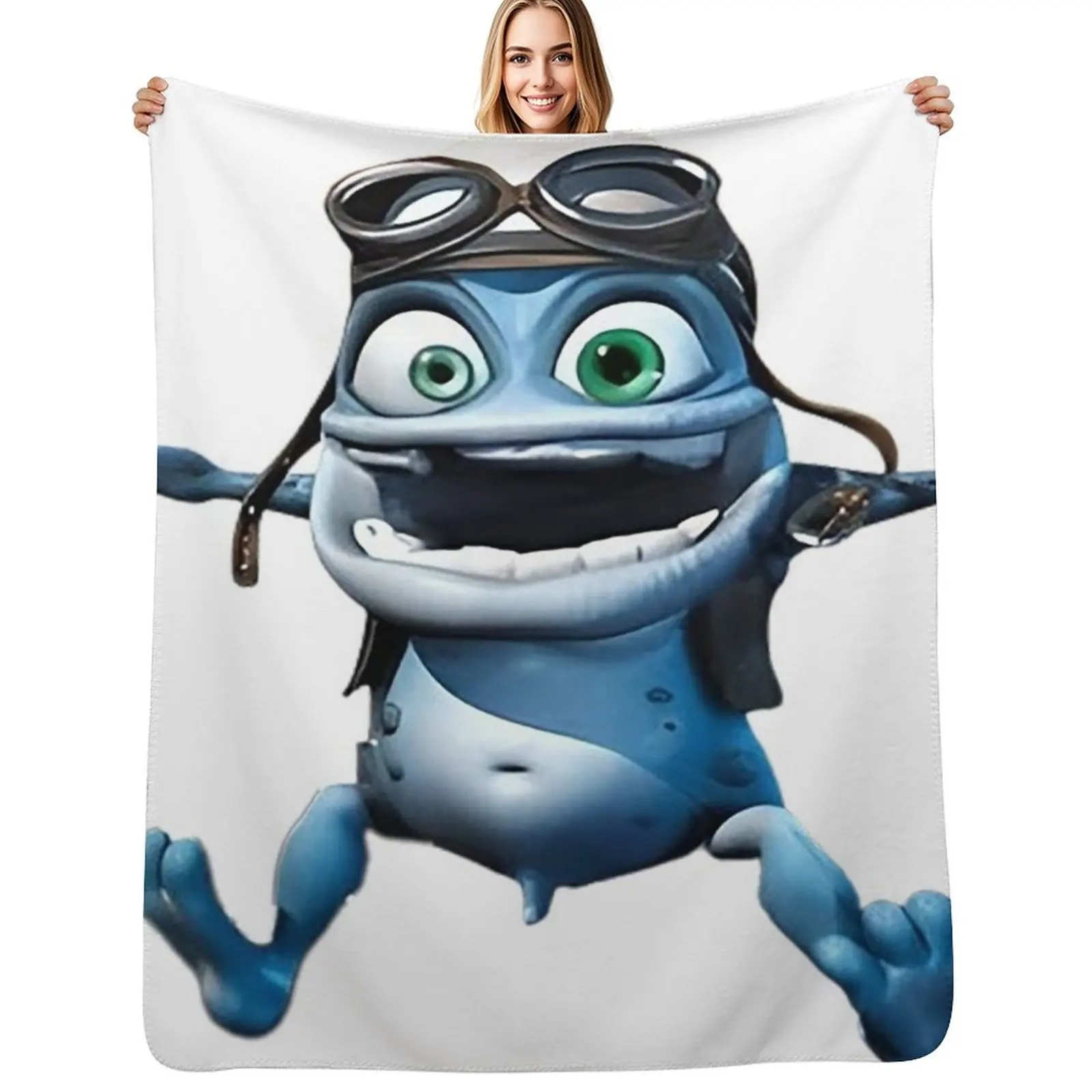 Crazy frog Throw Blanket Soft Sherpa Fleece Warm Blanket for Winter
Crazy frog Throw Blanket Soft Sherpa Fleece Warm Blanket for Winter