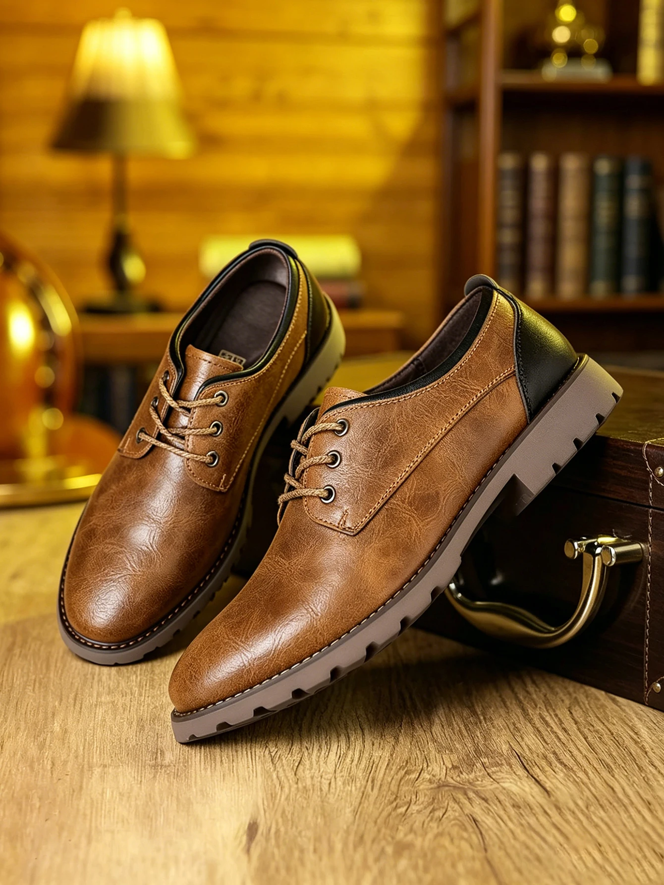 Retro Men's Casual Derby Shoes 2026 New Fashion Leather Footwear New Men's Slip-On Comfortable Shoes
Retro Men's Casual Derby Shoes 2026 New Fashion Leather Footwear New Men's Slip-On Comfortable Shoes