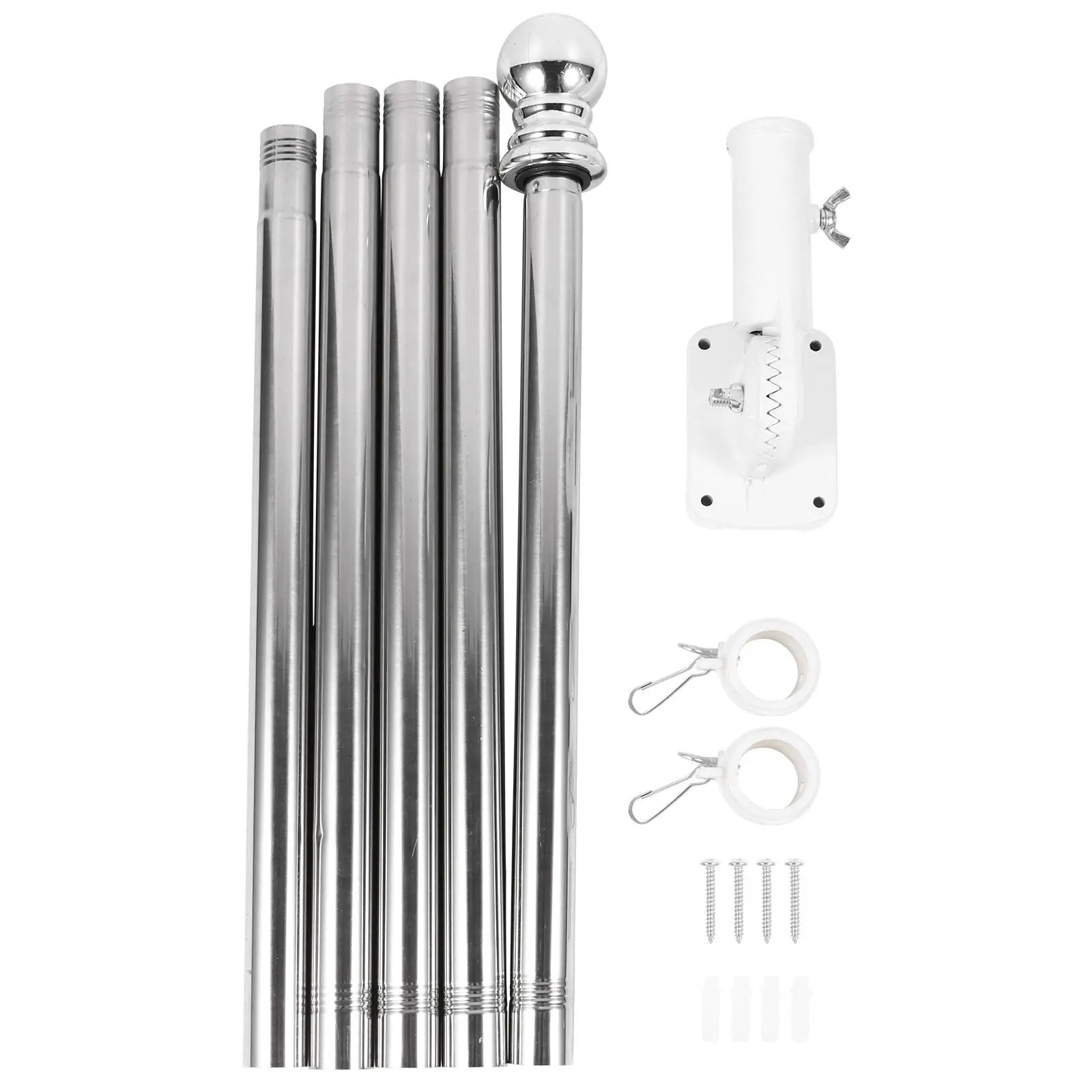 Stainless Steel Flagpole Set 1 9M Wall Mount Rotating Base Adjustable Length Use High Quality Alloy Weather
Stainless Steel Flagpole Set 1 9M Wall Mount Rotating Base Adjustable Length Use High Quality Alloy Weather