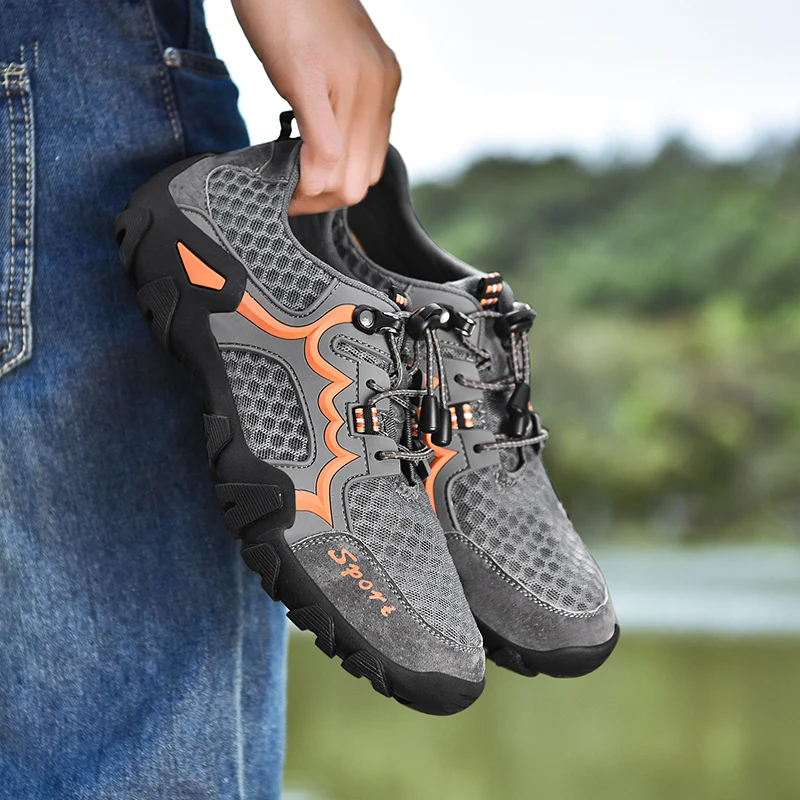 Men'S Spring And Summer New Breathable Hiking Shoes With Anti Slip Rubber Soles Outdoor Off-Road Climbing Shoes Casual Style
Men'S Spring And Summer New Breathable Hiking Shoes With Anti Slip Rubber Soles Outdoor Off-Road Climbing Shoes Casual Style