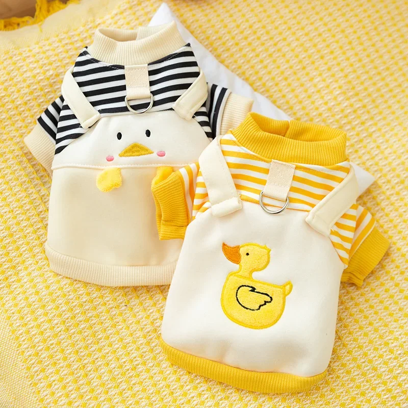 Autumn Winter Fashion Striped Dog Hoodies Cute Duck Dog Clothes Girls Dog Outfit Pet Cat Coat Puppy Sweatshirt Chihuahua Jacket
Autumn Winter Fashion Striped Dog Hoodies Cute Duck Dog Clothes Girls Dog Outfit Pet Cat Coat Puppy Sweatshirt Chihuahua Jacket