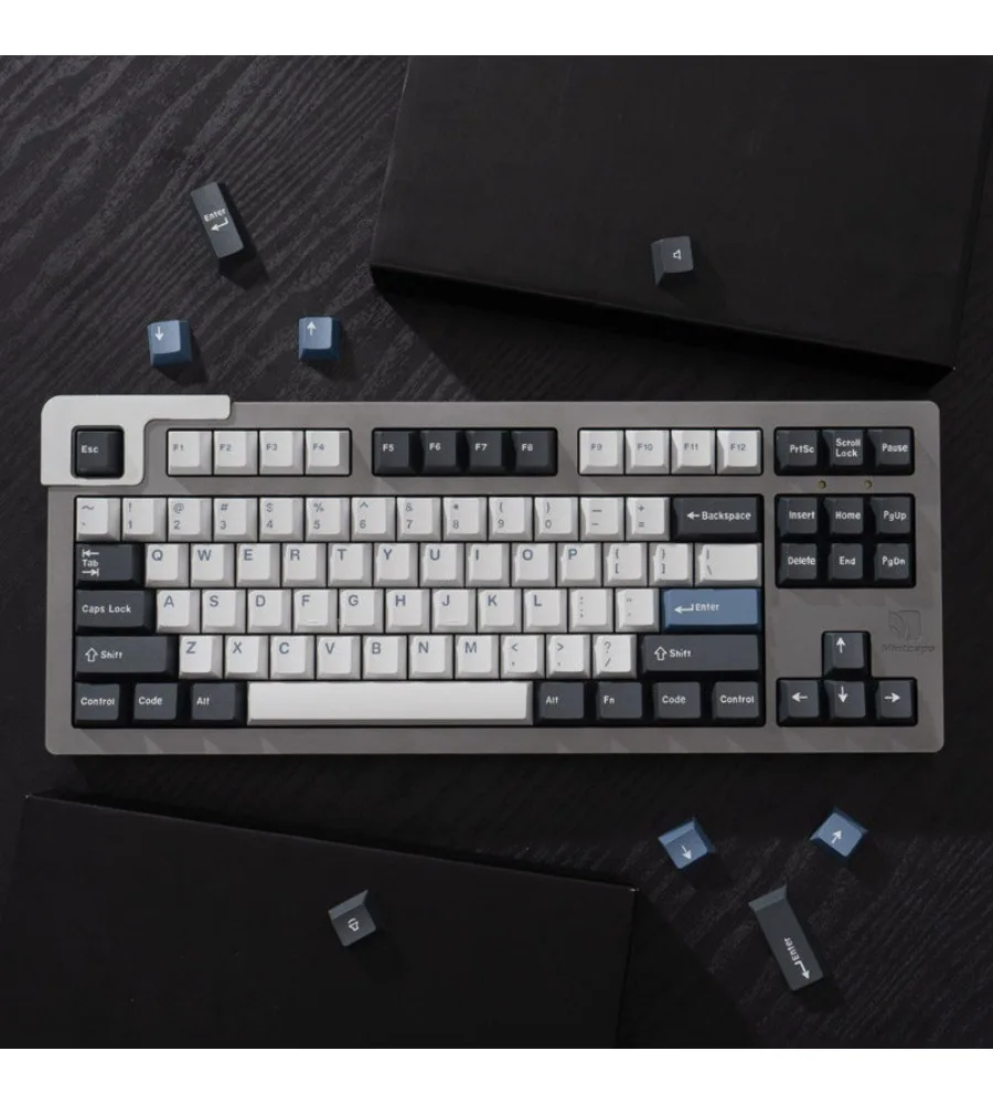 Two-color ABS molding blue and white 163-key cherry original factory height full set of Arctic circle mechanical keyboard
Two-color ABS molding blue and white 163-key cherry original factory height full set of Arctic circle mechanical keyboard