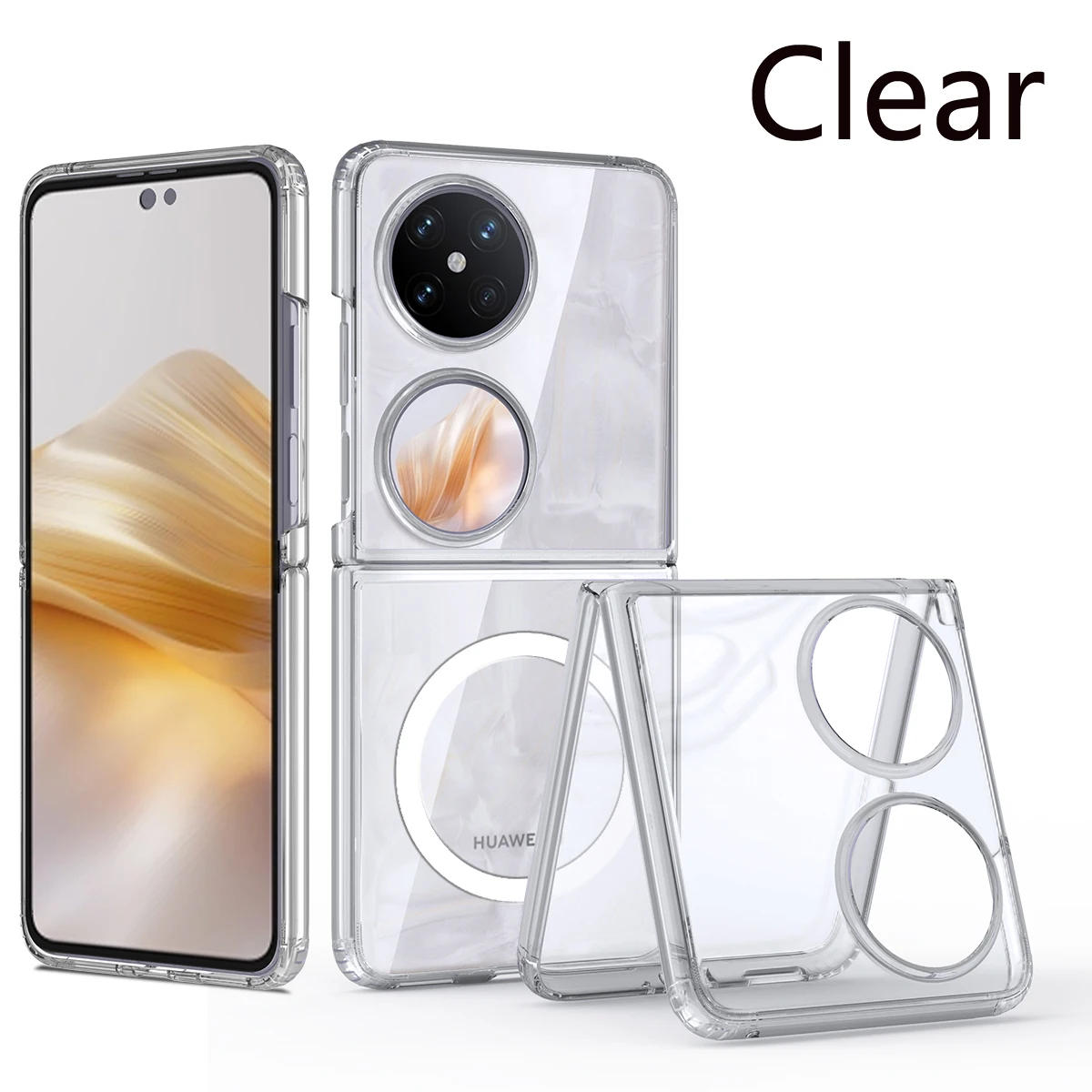 Matte Transparent Cover Phone Case for Huawei Pocket 2 Magsafe Magnetic Wireless Charging Shockproof Soft TPU Bumper Cover Cases
Matte Transparent Cover Phone Case for Huawei Pocket 2 Magsafe Magnetic Wireless Charging Shockproof Soft TPU Bumper Cover Cases