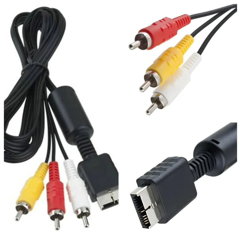 500pcs 1.8m 6ft TV 3 RCA Adapter Wire AV Cable Audio Video Cord For Sony PlayStation PS2 PS3 Gamepad
500pcs 1.8m 6ft TV 3 RCA Adapter Wire AV Cable Audio Video Cord For Sony PlayStation PS2 PS3 Gamepad