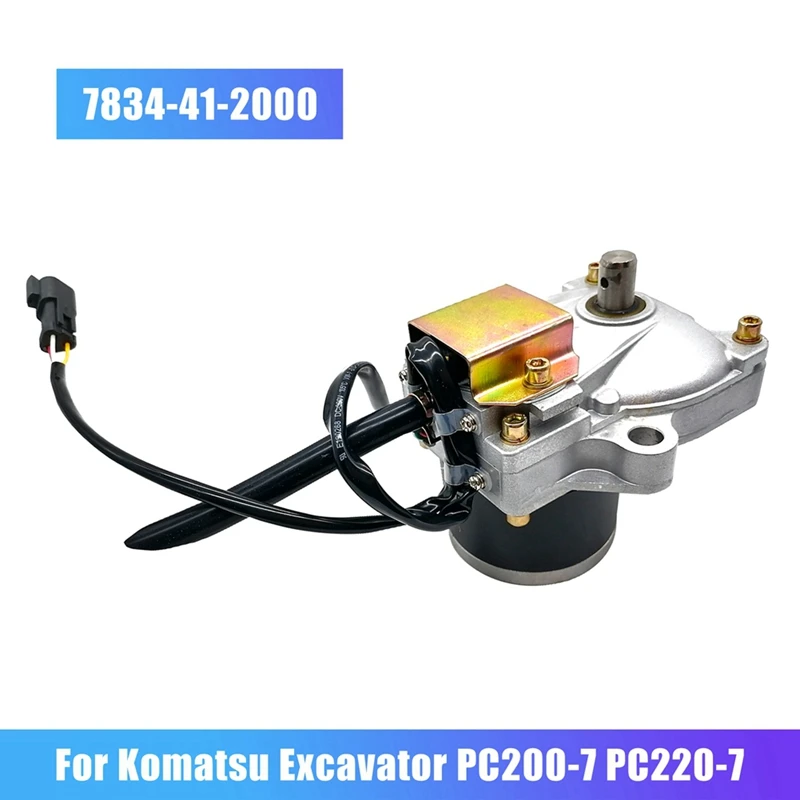 Digger Accelerator Throttle Motor Assembly For Komatsu Excavator PC200-7 PC220-7 Throttle Governor Motor 7834-41-2000 Durable
Digger Accelerator Throttle Motor Assembly For Komatsu Excavator PC200-7 PC220-7 Throttle Governor Motor 7834-41-2000 Durable