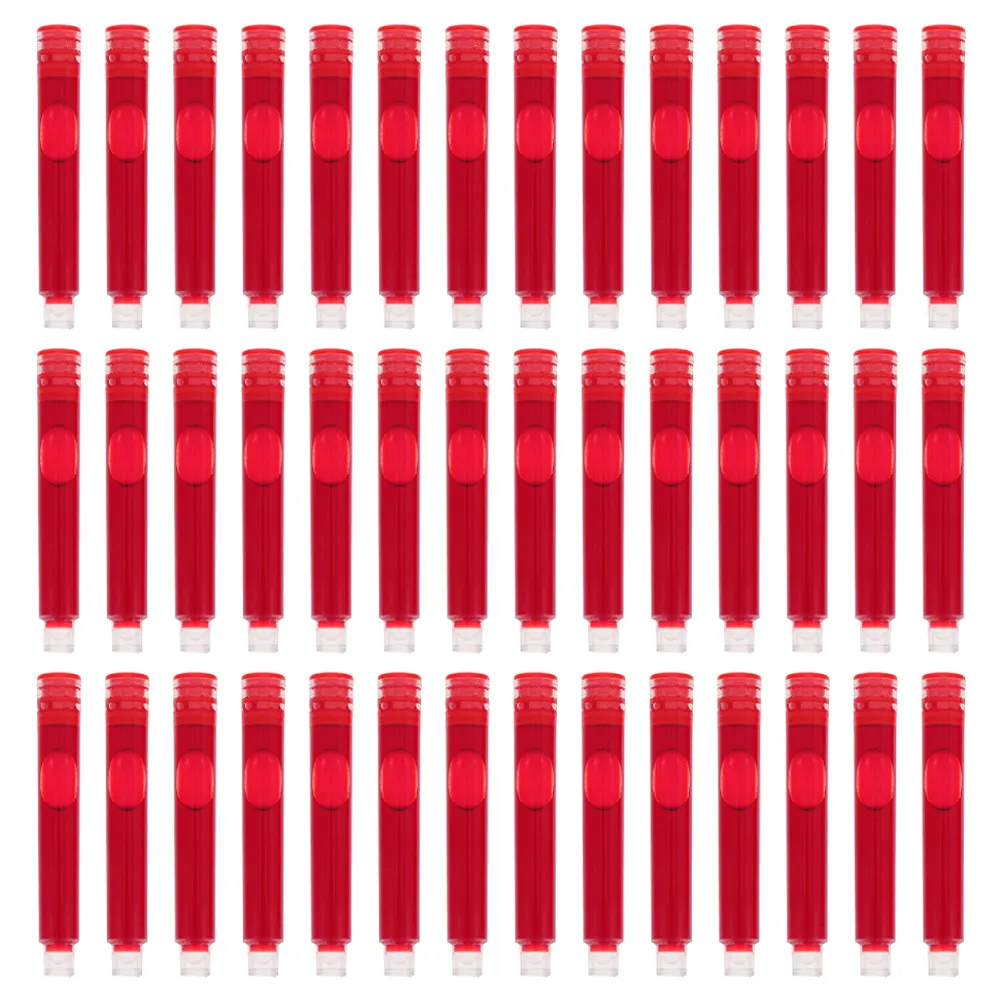 50Pcs Fountain Pen Ink Refills Replacement for Replaceable Fountain Pen Ink Cartridges Ideal for School Office Writing Pens
50Pcs Fountain Pen Ink Refills Replacement for Replaceable Fountain Pen Ink Cartridges Ideal for School Office Writing Pens
