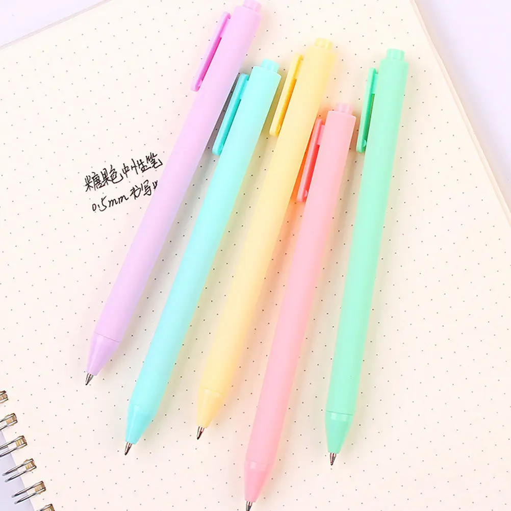20Pcs Macaron Retractable Gel Pens Black Ink Smooth Writing Plastic Ballpoint Pens for School Office Bulk Note Supplies
20Pcs Macaron Retractable Gel Pens Black Ink Smooth Writing Plastic Ballpoint Pens for School Office Bulk Note Supplies