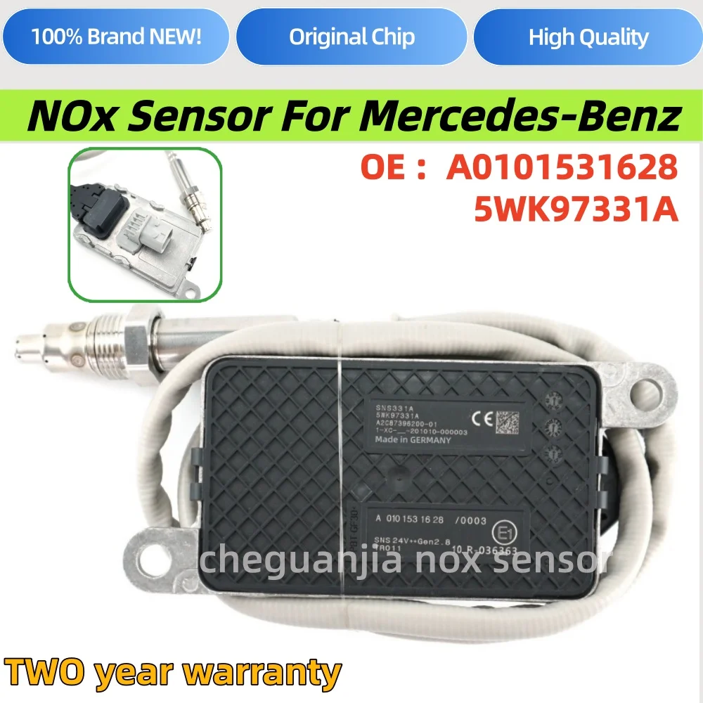 5WK97331A A0101531628 0101531628 Nitrogen Oxide SensorFor Mercedes-Benz Actros Axor Euro 6 Truck 24V
5WK97331A A0101531628 0101531628 Nitrogen Oxide SensorFor Mercedes-Benz Actros Axor Euro 6 Truck 24V