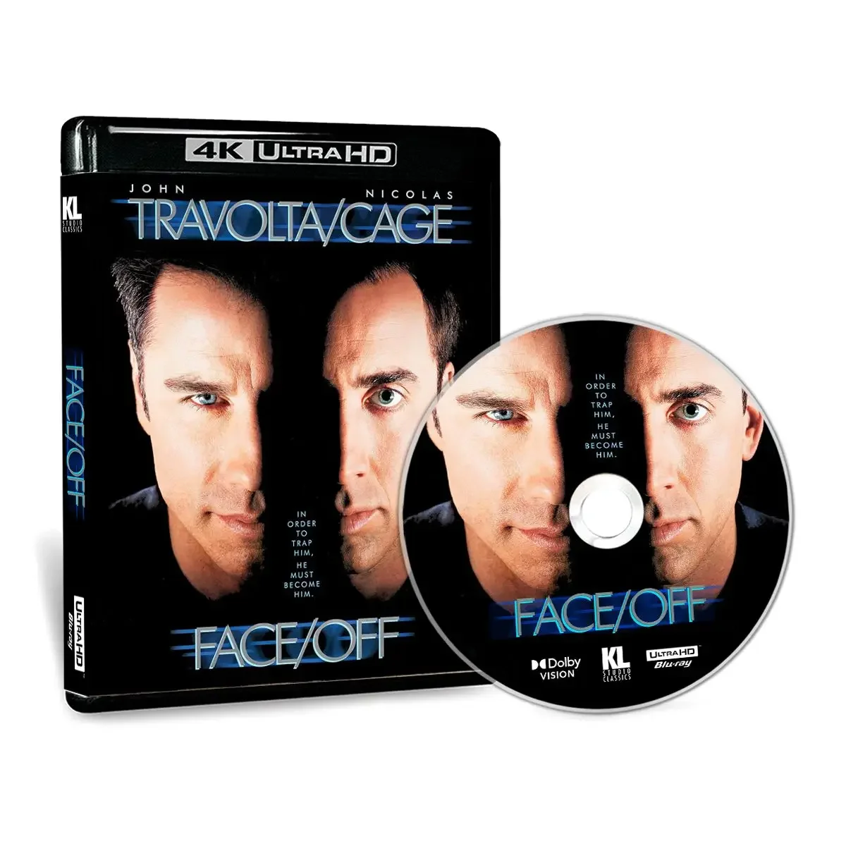 Face/Off (1997) 4K UHD BD Cinema Blu-ray Disc PS5 Compatible XSX Dolby Vision Mandarin English Chinese Characters
Face/Off (1997) 4K UHD BD Cinema Blu-ray Disc PS5 Compatible XSX Dolby Vision Mandarin English Chinese Characters