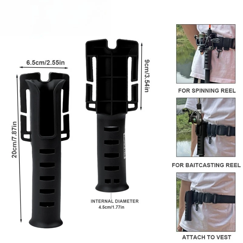 ALASICKA 1pcs Outdoor Portable Rod Holder with Adjustable Belt Insert Fishing Accessories Tools Snap Adjustable Hook and Loop
ALASICKA 1pcs Outdoor Portable Rod Holder with Adjustable Belt Insert Fishing Accessories Tools Snap Adjustable Hook and Loop
