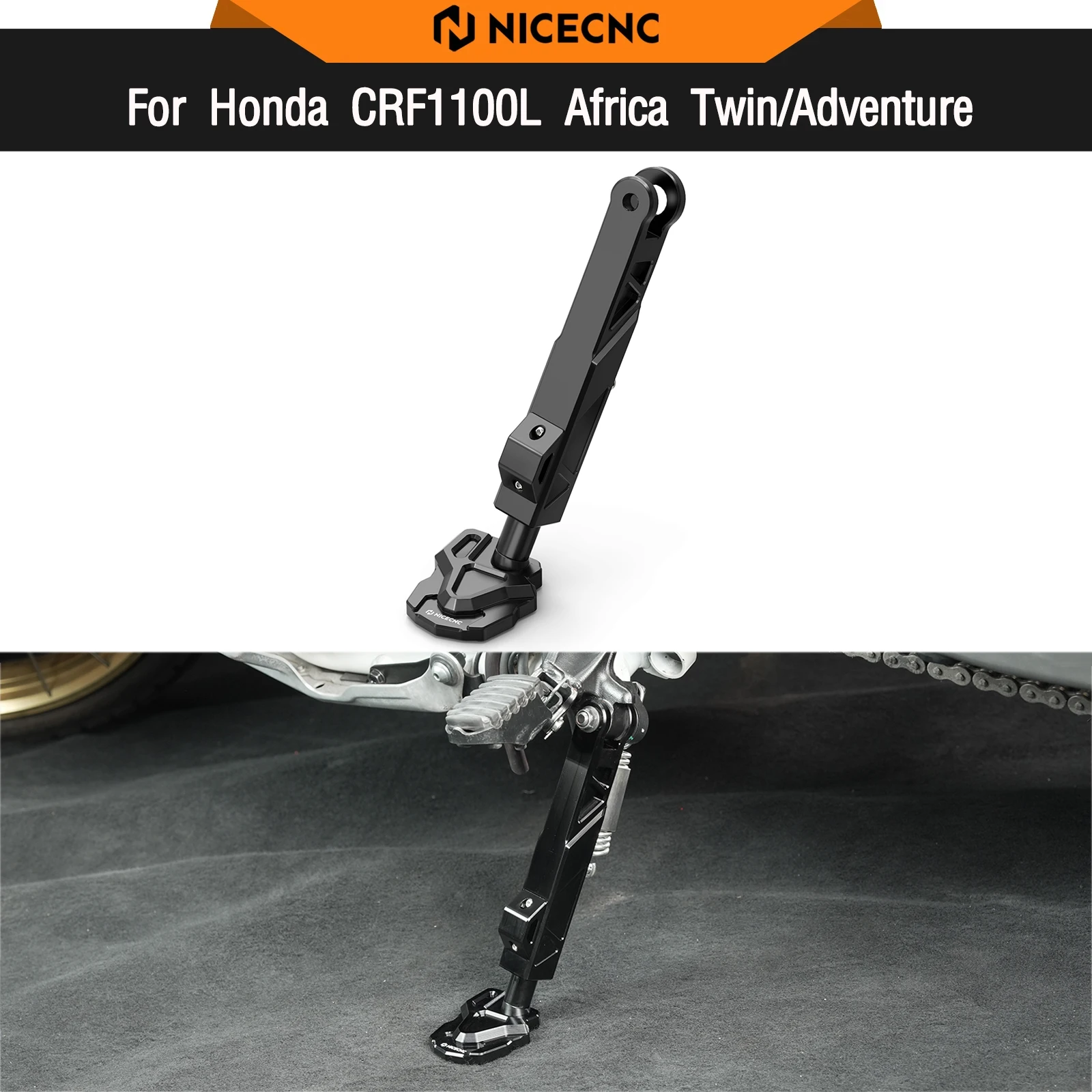 For Honda 2020-2025 CRF1100L Africa Twin CRF1100L Adventure Sport Adjustable Kickstand Foot Side Stand Africa Twin CRF1100L ADV
For Honda 2020-2025 CRF1100L Africa Twin CRF1100L Adventure Sport Adjustable Kickstand Foot Side Stand Africa Twin CRF1100L ADV