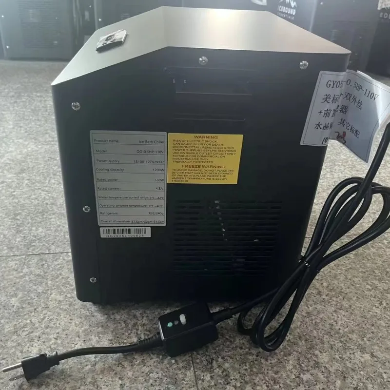 XMSJ 2025 Ozone Recirculating 0.5hp Water Cooling System 0 Degree Ice Bath Chiller With Cold Plunge Chiller And Filter
XMSJ 2025 Ozone Recirculating 0.5hp Water Cooling System 0 Degree Ice Bath Chiller With Cold Plunge Chiller And Filter