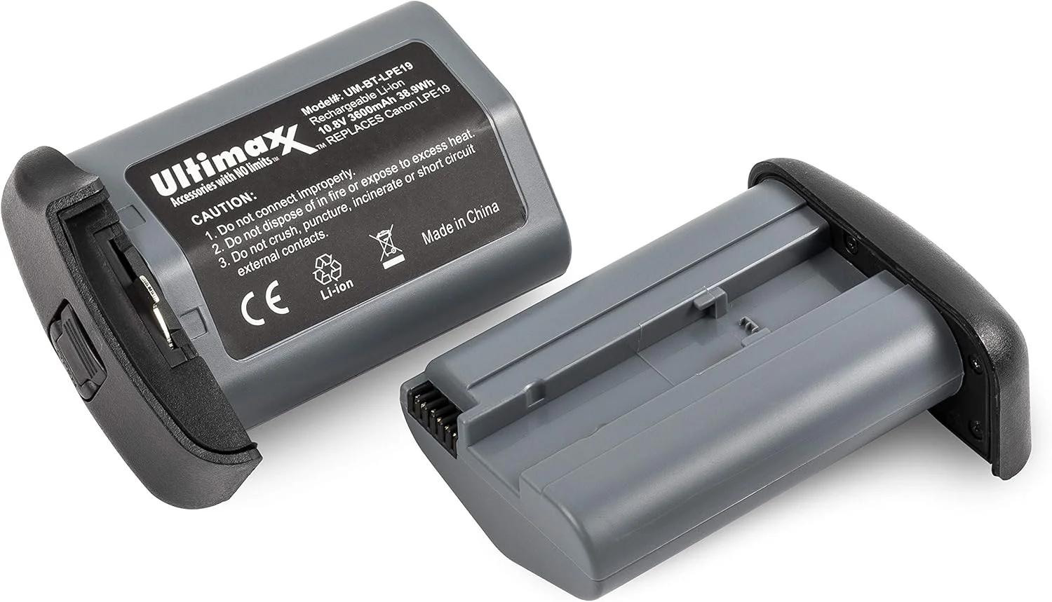 LP-E19 Lithium-Ion Rechargeable Battery, Compatible with Canon EOS R3, EOS-1D Mark III, EOS-1D Mark IV, EOS-1Ds Mark III, EOS-1D
LP-E19 Lithium-Ion Rechargeable Battery, Compatible with Canon EOS R3, EOS-1D Mark III, EOS-1D Mark IV, EOS-1Ds Mark III, EOS-1D