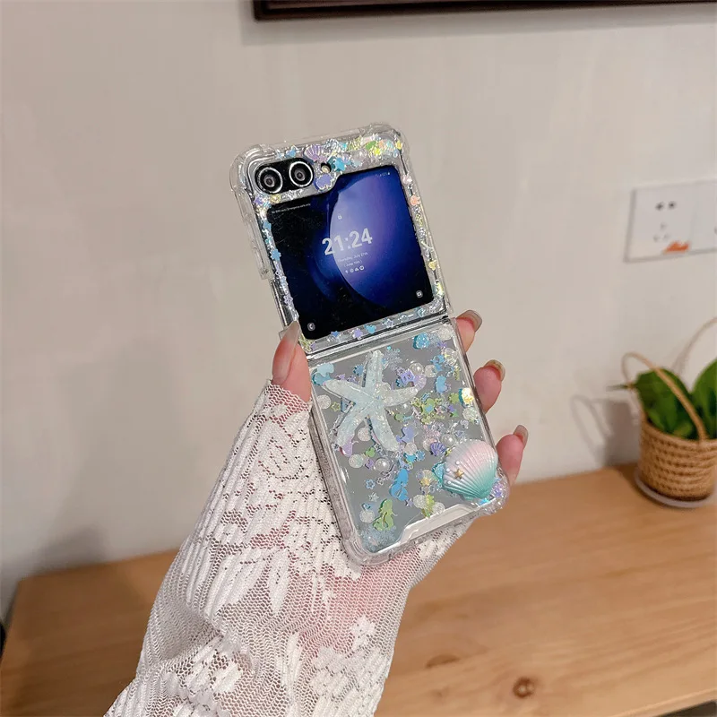 Mirror Face Starfish Shell Phone Case for Samsung Galaxy Z Flip 3 Z Flip 4 Z Flip 5 Hard PC Back Cover for ZFlip5 Case Shell
Mirror Face Starfish Shell Phone Case for Samsung Galaxy Z Flip 3 Z Flip 4 Z Flip 5 Hard PC Back Cover for ZFlip5 Case Shell