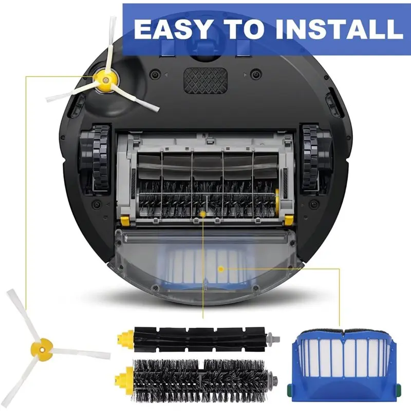 A05G-For Irobot Roomba 600 500 Series 595 585 564 690 692 694 Replacement Brush Filter Cleaning Tools Vacuum Cleaner Parts
A05G-For Irobot Roomba 600 500 Series 595 585 564 690 692 694 Replacement Brush Filter Cleaning Tools Vacuum Cleaner Parts