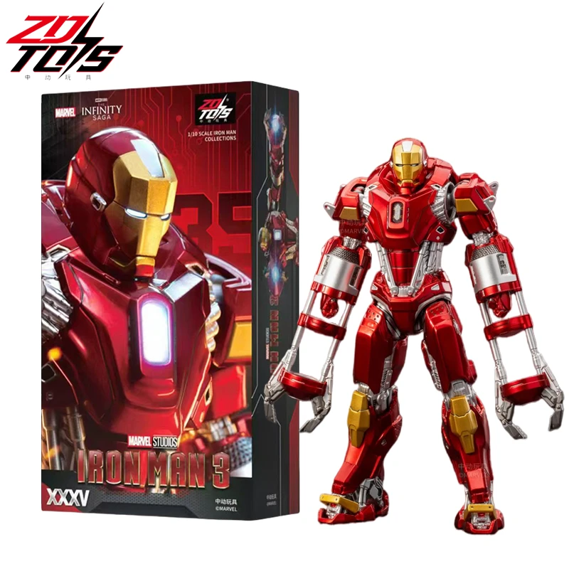 ZDTDS Original Iron Man MK35 Red Snapper Mark35 1/10 Action Figure Marvel Legend Joint Movable Avengers Genuine Toy Model Gift
ZDTDS Original Iron Man MK35 Red Snapper Mark35 1/10 Action Figure Marvel Legend Joint Movable Avengers Genuine Toy Model Gift