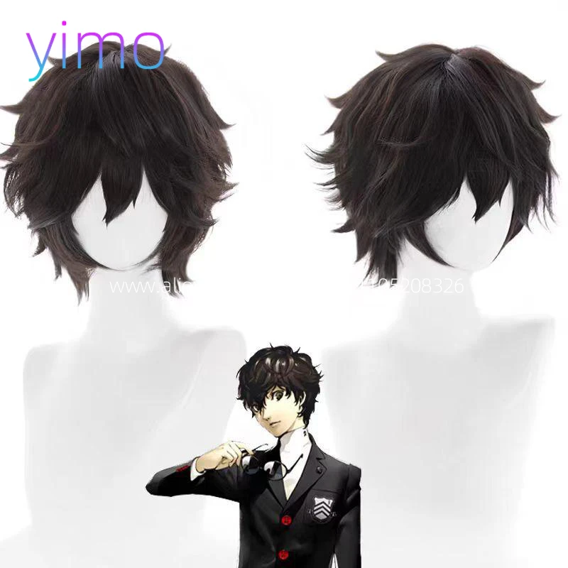 Game P5 Amamiya Ren Cosplay Wigs Black Short Kurusu Akira Cosplay Wig Heat Resistant Synthetic Hair Unisex Anime
Game P5 Amamiya Ren Cosplay Wigs Black Short Kurusu Akira Cosplay Wig Heat Resistant Synthetic Hair Unisex Anime