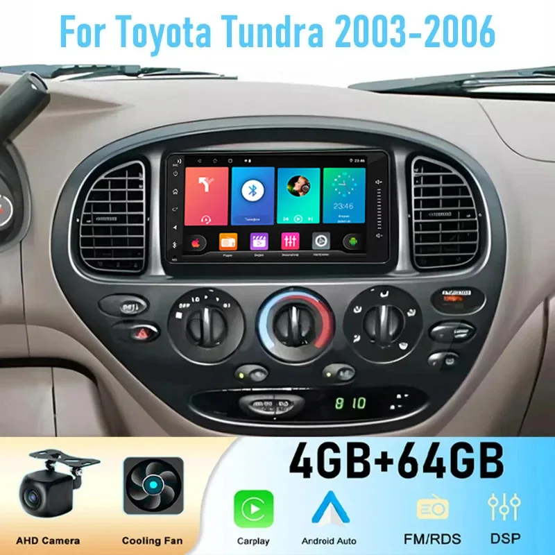 7''For Toyota Tundra 2003-2006 2DIN Car Radio DSP Android Multimedia Player Carplay GPS BT WiFi Navigation Head Unit
7''For Toyota Tundra 2003-2006 2DIN Car Radio DSP Android Multimedia Player Carplay GPS BT WiFi Navigation Head Unit