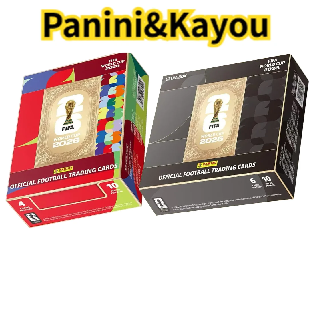 Genuine Official KAYOU&Panini FIFA WORLD CUP 2026 Supreme Edition Collectible Trading Cards
Genuine Official KAYOU&Panini FIFA WORLD CUP 2026 Supreme Edition Collectible Trading Cards