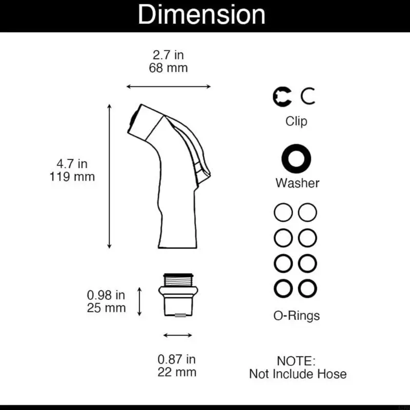 Heavy Duty Sink Sprayer Attachment Ergonomic Thumb Control Kitchens Faucet Sprays Head for Deep Cleaning A2BB
Heavy Duty Sink Sprayer Attachment Ergonomic Thumb Control Kitchens Faucet Sprays Head for Deep Cleaning A2BB