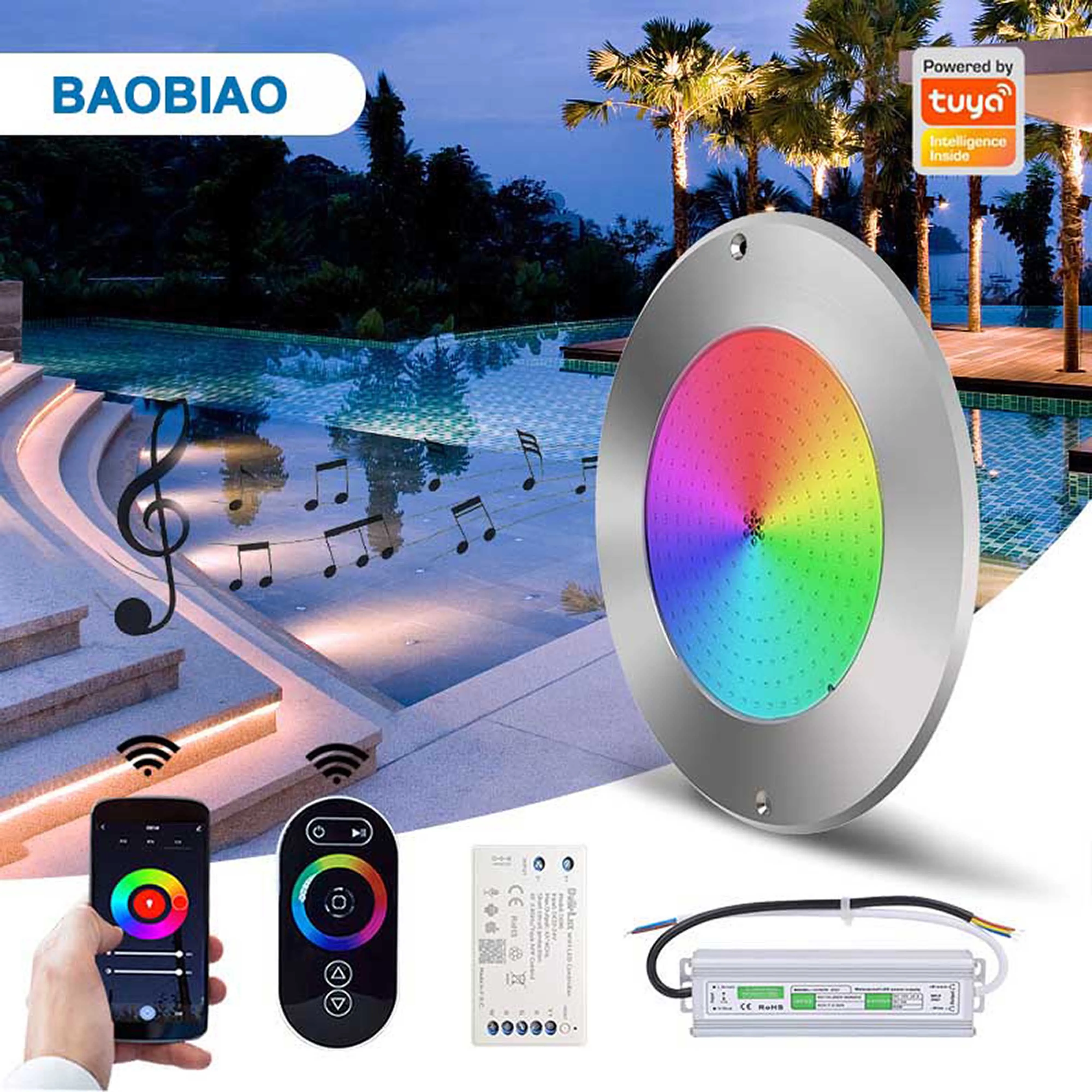 HOTOOK 35 Watt Stainless 2 Wires Resin Filled RGB Swimming Pool Umbrella Lights IP68 LED Surface Mounted Underwater Wireless
HOTOOK 35 Watt Stainless 2 Wires Resin Filled RGB Swimming Pool Umbrella Lights IP68 LED Surface Mounted Underwater Wireless