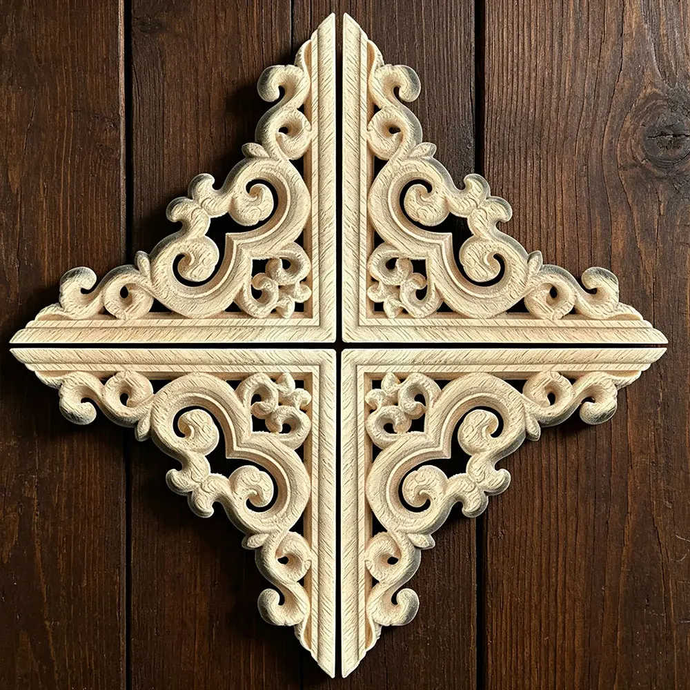8-20cm Floral Wood Carved Decal Corner Appliques Frame Wall Doors Furniture Woodcarving Decorative Wooden Figurines Crafts
8-20cm Floral Wood Carved Decal Corner Appliques Frame Wall Doors Furniture Woodcarving Decorative Wooden Figurines Crafts