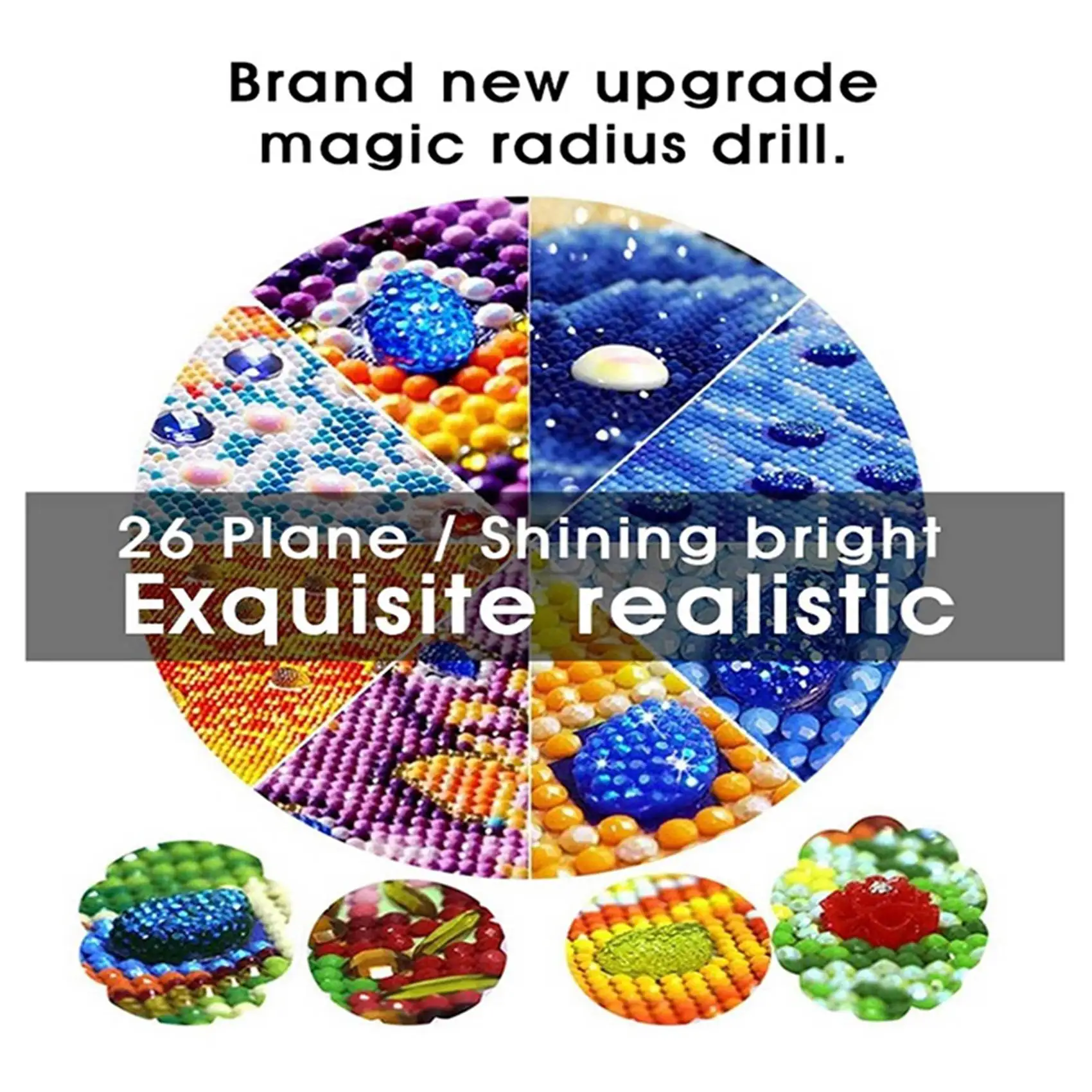 New Shown-2X Round Diamond Full Diamond Diamond Painting Set Living Room Dining Room Decoration Painting Peacock And Flower
New Shown-2X Round Diamond Full Diamond Diamond Painting Set Living Room Dining Room Decoration Painting Peacock And Flower