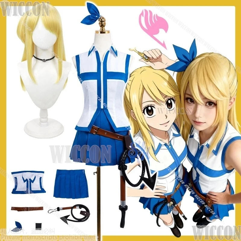 Аниме FAIRYYY Косплей Люси Костюм Сексуальный Синий Белый Без Рукавов Y2K Укороченный Топ Мини Платье Опора Kawai Головные Уборы Хэллоуин Comic Con
Аниме FAIRYYY Косплей Люси Костюм Сексуальный Синий Белый Без Рукавов Y2K Укороченный Топ Мини Платье Опора Kawai Головные Уборы Хэллоуин Comic Con