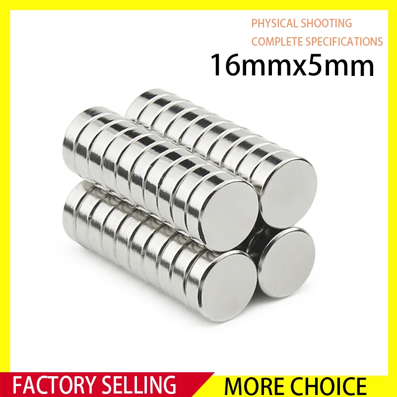 2~100PCS 16x5mm Super Powerful Strong Bulk Round NdFeB Neodymium Disc Magnets Dia N35 Rare Earth Magnet 16mm x 5mm
2~100PCS 16x5mm Super Powerful Strong Bulk Round NdFeB Neodymium Disc Magnets Dia N35 Rare Earth Magnet 16mm x 5mm