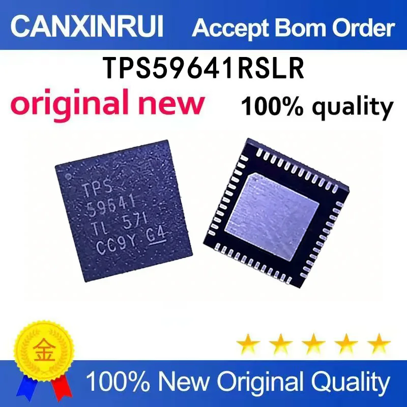 (5-100 pieces)New stock TPS59641RSLR TPS59641 59641 QFN
(5-100 pieces)New stock TPS59641RSLR TPS59641 59641 QFN