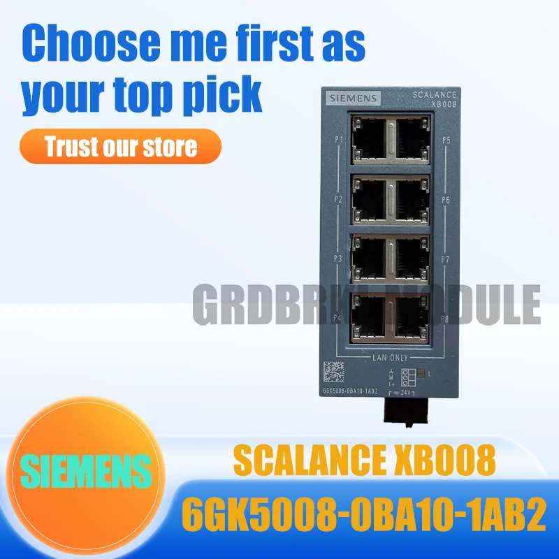 Brand New Original SIEMENS 6GK5008-0BA10-1AB2 6GK5005-0BA00-1AB2 Unmanaged Industrial Ethernet Switch
Brand New Original SIEMENS 6GK5008-0BA10-1AB2 6GK5005-0BA00-1AB2 Unmanaged Industrial Ethernet Switch