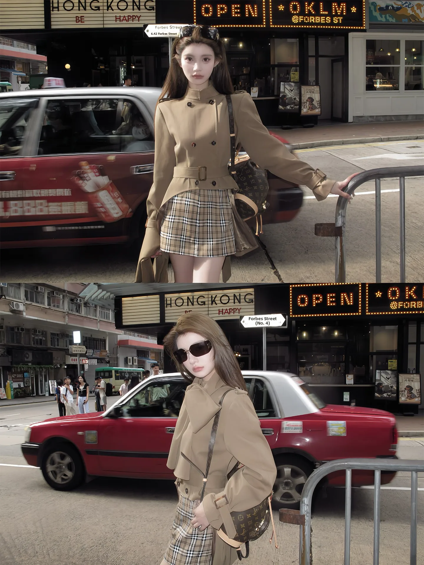 Yexiaoting Retro Briti Sle Plaid Skirt Suit with Scarf Long Sve ort Length Pure Color Commute Autumn Women's Coat
Yexiaoting Retro Briti Sle Plaid Skirt Suit with Scarf Long Sve ort Length Pure Color Commute Autumn Women's Coat