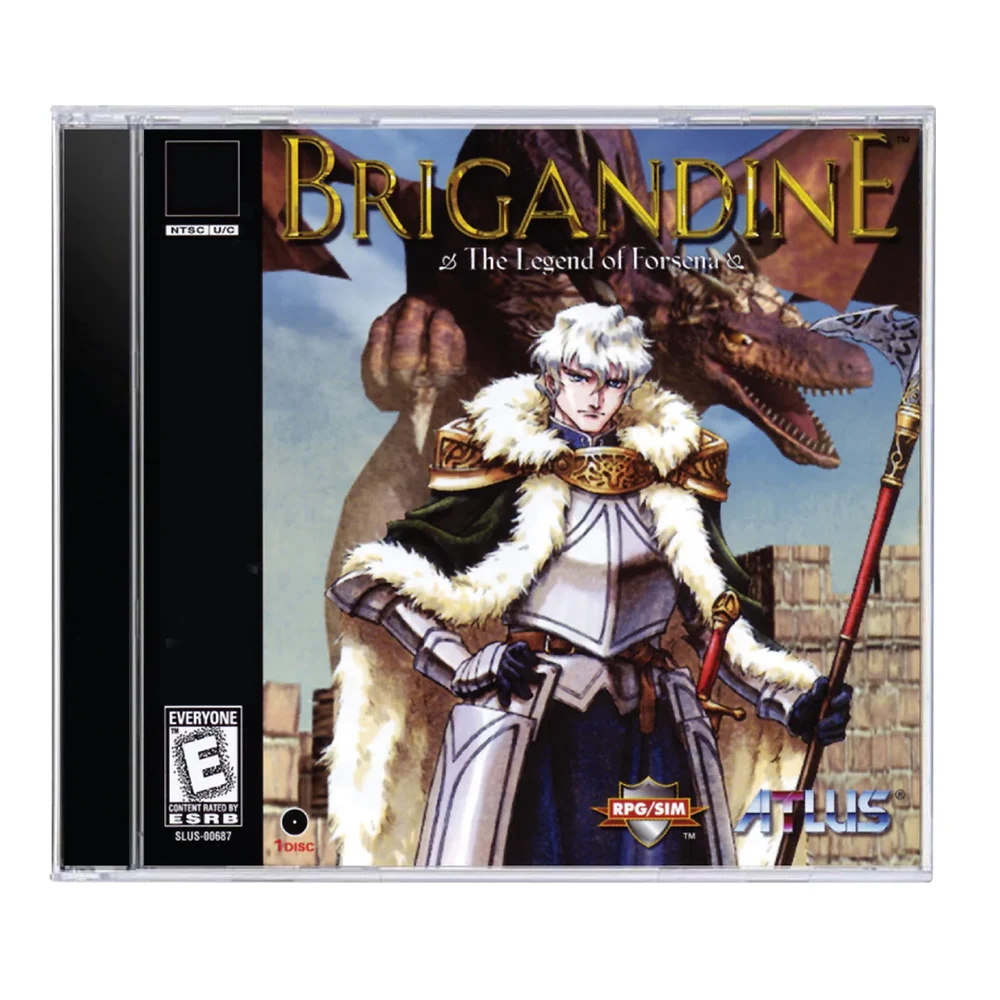 PS1 Brigandine With Manual Copy Disc Game Unlock Console Station 1 Retro Optical Driver Video Game accessories
PS1 Brigandine With Manual Copy Disc Game Unlock Console Station 1 Retro Optical Driver Video Game accessories