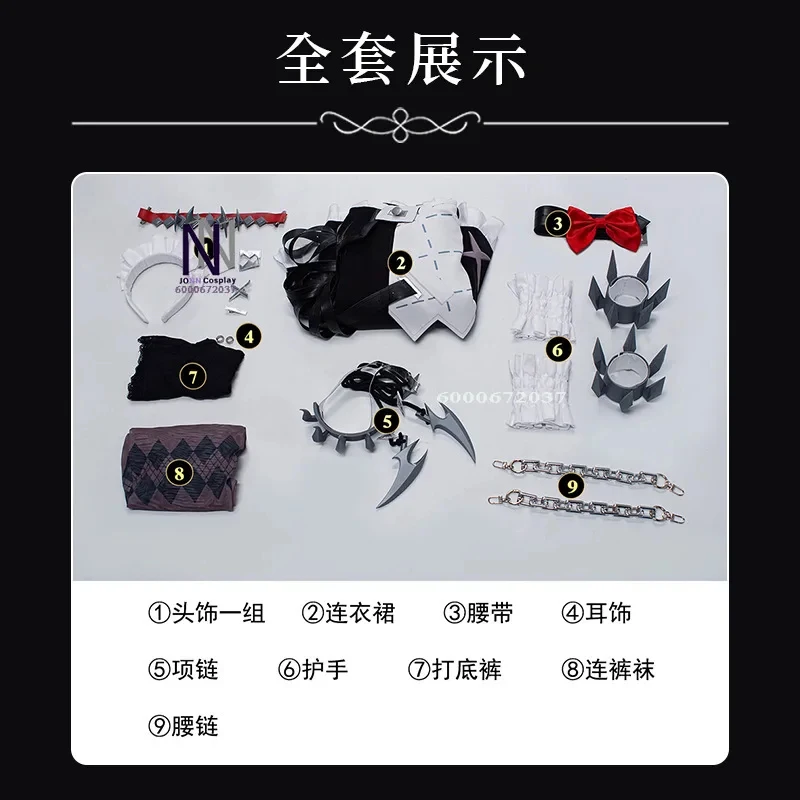 3,k;6\g/Hot Game Zenless Zone Zero Cosplay Costume Anime Ellen Joe Role Playing Black Dress for Women Comic Con Halloweek;6,y'9\
3,k;6\g/Hot Game Zenless Zone Zero Cosplay Costume Anime Ellen Joe Role Playing Black Dress for Women Comic Con Halloweek;6,y'9\