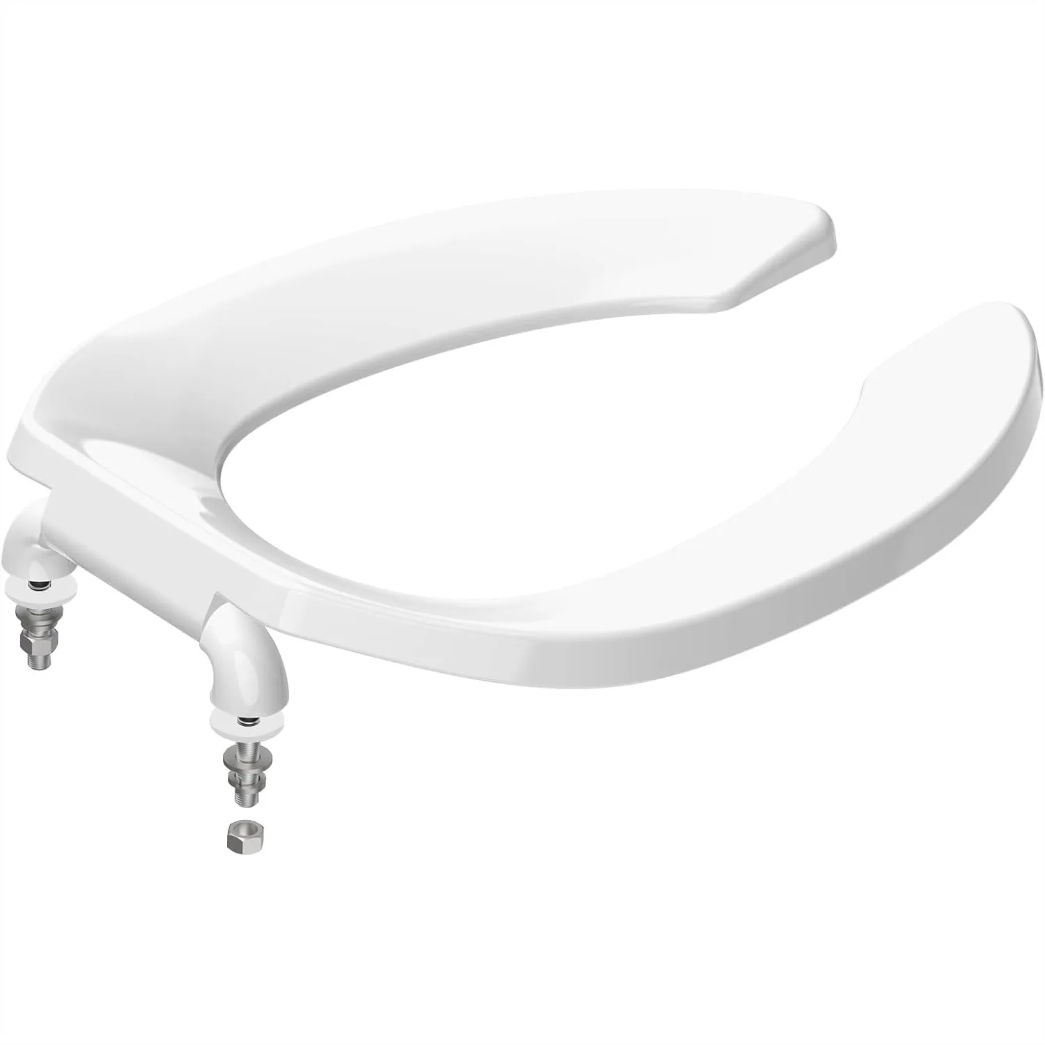 Commercial Open Front Toilet Seat, 18.5 Inch Elongated Heavy Duty Toilet Lid for Public Restrooms, Church, School, Hospital,
Commercial Open Front Toilet Seat, 18.5 Inch Elongated Heavy Duty Toilet Lid for Public Restrooms, Church, School, Hospital,