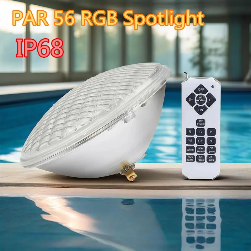 Underwater Pool Lighting Pool Headlights 18W 36W 54W Par56 Led AC12V RGB Focos Led Para Piscinas Warm White Cold White Spotlight
Underwater Pool Lighting Pool Headlights 18W 36W 54W Par56 Led AC12V RGB Focos Led Para Piscinas Warm White Cold White Spotlight